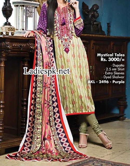 Alkaram Winter Collection Dresses 2014 Volume 1 For Women Girls Shalwar Kameez Design 2015 Fashion