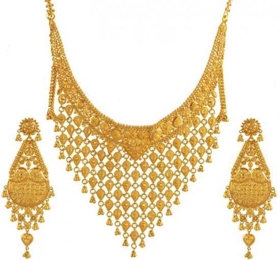 Fashin-Bridal-Jewellery-Simple-Set-Pure-Gold-Necklace-Designs-2014-2015-Pakistan-India-UAE,-Saudi-Arabia-Facebook