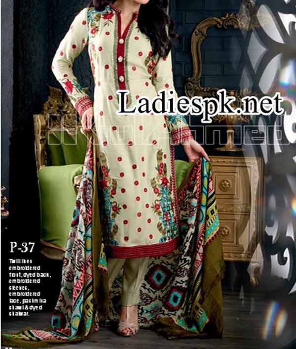 Fashion Gul Ahmed Winter Dresses Designs Collection 2014 2015 Catalog Magazines Prices Women Girls
