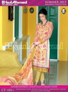 Gul Ahmed Summer Lawn Collection 2015 Prices Shalwar Kameez