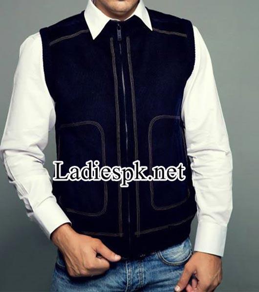 Latest-Bonanza-Pakistan-Jackets-Winter-Collection-2014-2015-with-Prices-for-Men,-gents-boys-Sleeveless-Zipper-4580