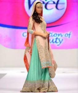 Nomi Ansari Bridal Collection 2015 Pics Wedding Dresses Lehenga Plazo Long Shirt