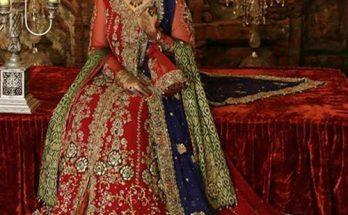 Pakistani-Indian-Plazo-Palazzo-Wedding-Dresses-for-Bridal-2015-Open-Shirt-Frock