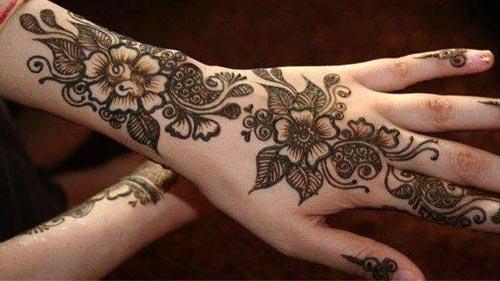 Beautiful Arabic Mehndi Designs For Front Back Hands 2015